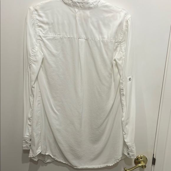 White Button-Up Shirt - Picture 4 of 4